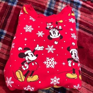Long sleeve Christmas Mickey Mouse sweater